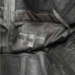 Betsy and Adam  Angelina Long Strapless Mesh Floor Length Ruffle Dress Photo 3