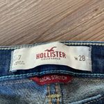 Hollister SoCal Stretch Jeans Womens 28 (Juniors Size 7) Straight Leg Med Wash Photo 2