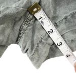 American Eagle Outfitters Y2K Micro Shorts Womens 8 Gray Linen Cotton Booty Photo 7