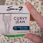 Seven7  high rise curvy skinny leggings jeans size 10 Photo 6