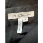 BCBGeneration  Black & Metallic Gold One Shoulder Mini Dress Party Cocktail Event Photo 3