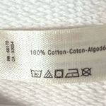 Free People  FP Movement White 100% Cotton Oversized Mixed Textile Hoodie Medium Photo 3