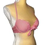 Aerie  red and white striped padded bikini top! Photo 4