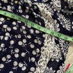 Siren Lily  small maternity sheer button up blouse Photo 10