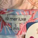 La mer luxe Pink and blue floral Tank style Top Photo 9