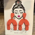 Branch Alley Coral Handmade Dangle Earrings NWT Pink Photo 4