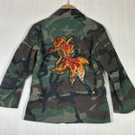 Fair Child Womens‎ Shirt Sz S Little Big Town Camo Goldfish Jacket Snap Up Green Photo 10
