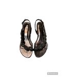 Adrianna Papell  Embellished Rhinstone Sandals  Size 8.5 Silver New Photo 1