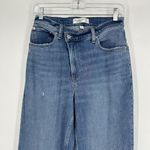 Abercrombie & Fitch Abercrombie Curve Love Ultra High Rise 90s Straight Leg Jeans Criss Cross 27/4R Photo 1
