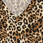 PINK - Victoria's Secret Leopard Animal Print V-neck Short Sleeve
Shirt Victoria's Secret PINK Size Small Photo 2