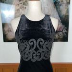 Gorgeous Vintage 90s Maurice’s Black Velvet Prom Gown! Size 8 Photo 2