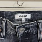RE/DONE  70s Stove Pipe High Rise Straight Leg Jeans in Silfade Size 27 Photo 2