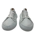 Frye Gia Low Top Lace-Up Leather Lifestyle Sneakers Shoes White Size US 9 Photo 2
