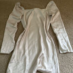 Princess Polly  Shiny Long Sleeve Champagne Mini Dress 🍾🥂✨ Photo 4