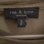 Rag and Bone Olive Green T Shirt Dress Ruched Drawstring Casual Womens Size S Photo 1