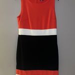 Vince Camuto Twisted Safari Colorblock Dress Size 10 Photo 0