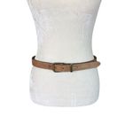 Northern Reflections women's M genuine Italian leather camel brown adjust belt Photo 0
