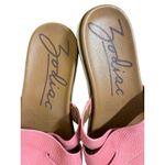 NWOT Women's Zodiac Slip on Sandals SZ 10 M‎ Naila Pink Leather Uppers Photo 2