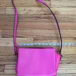 Kate Spade Adelia Hadley 2way Leather Bright Neon Crossbody Messenger removable strap clutc Coquette Barbie Colorful Neon Pop Photo 3
