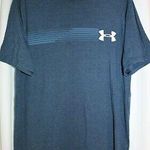 Under Armour Mens Size Large Loose (xl) Blue Heatgear Short Sleeve TShirt Workout Gym Photo 0