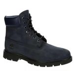 Timberland  Nubuck Navy Blue Suede Leather Boots Women's 8 Photo 0