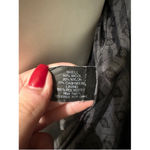 Anne Klein Women's Gray Black Pea Trench Coat Petite 8 Photo 4