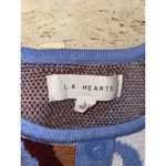 LA Hearts Vtg  Crop Tank Top Pacsun Sz L Y2K‎ Blue Swirl Festival Grunge Photo 1