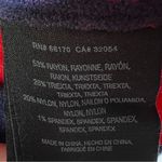 Anthropologie Moth Navy Blue and Red Knit Sweater Blazer Photo 7