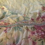 Oscar de la Renta intimates flower print gown, size Large Photo 2