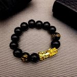 4pcs for $20 in my store ‼️ Imitation Obsidian Bracelet lucky charm Black Photo 1