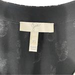 Joie  'Kessler' Printed Silk Mini-Dress, Caviar Black- Size XSmall Photo 6