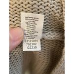 J. Jill Sweater Ombre Taupe/ White Knit Short Sleeve Cotton V Photo 2