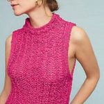 Anthropologie New Moth Anthropoligie Sleeveless Knit Sweater Pink Size XXS Photo 0