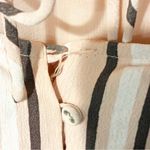 Privacy Please  Maxi Sherman Dress in Pink Button Up Tie Side Slits Size Medium Photo 5