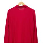 Lacoste  Shirt Dress Red Long Sleeve Button Front Pique Cotton Size 44 / US L 12 Photo 9