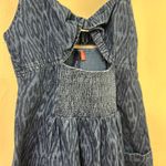 Anthropologie‎ Pilcro Ikat sleeveless denim mini sundress size XS Blue Photo 3