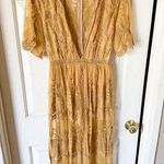 HYFVE Boho lace maxi dress - yellow Photo 0