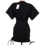 Lovers + Friends  Ashwood Mini Dress Ebony Black Zip Front Small Photo 4