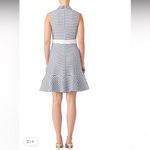 Shoshanna Salome Shirtdress  geometric  blue formal event designer fall $459 8 Photo 4