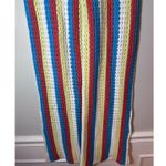 Solid & Striped  The Logan Pants Crochet Striped Side Slits Swim Coverup L $278 Photo 7