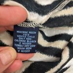 Westbound Black Tan White Animal Print 3/4 Cuff/Button Sleeve Blouse**Flaw** PM Photo 10