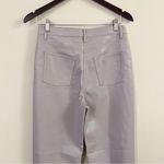 Aritzia Wilfred The Melina High Rise Vegan Leather Pants in Purple/gray size 6 Gray Photo 8