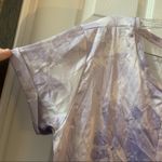 Stars Above NWT  Purple Dye Print Satin Pajama Top XXL Photo 4