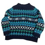 Talbots  Blue Multicolor Fair Isle Sweater Photo 1