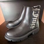 Juicy Couture Juice Couture Ankle Boots Round Toe Logo diamonds comfortable Zipper Short Boots Photo 3