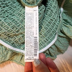 ZARA  Mint Green Ruffle Mini Dress Size Small Photo 8