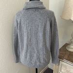 C&C California  Wool Gray Confetti Turtleneck Sweater w/ ribbed detail Photo 4