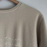 Polished Printed Stitched Boutique Mama Tried” Pullover Crewneck Sweatshirt Med White Photo 6