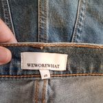 We Wore What  High Rise Blue Jeans Danielle Exposed Button Womens 25 Photo 3