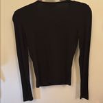 Walter Baker Black Asymmetrical Fitted Top Photo 2